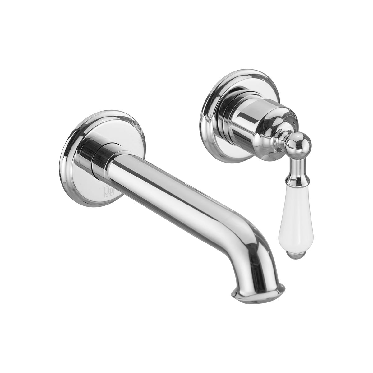 2 Hole Wall Mounted Traditional Basin Mixer - Chrome