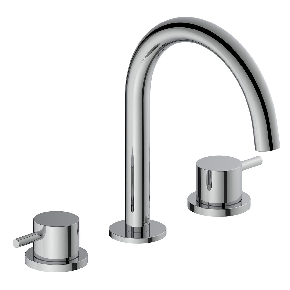 3 Hole Deck Mounted Basin Mixer - Chrome