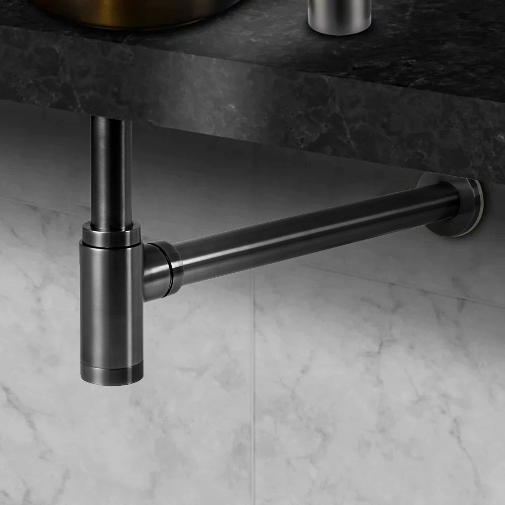 Brushed black bottle trap-Tapron