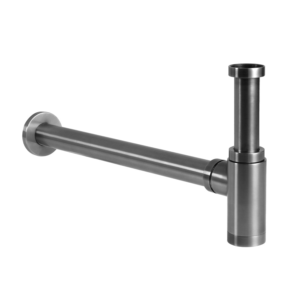 Black sink bottle trap with 300mm pipe