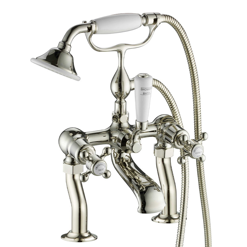 Bath filler mixer with shower set