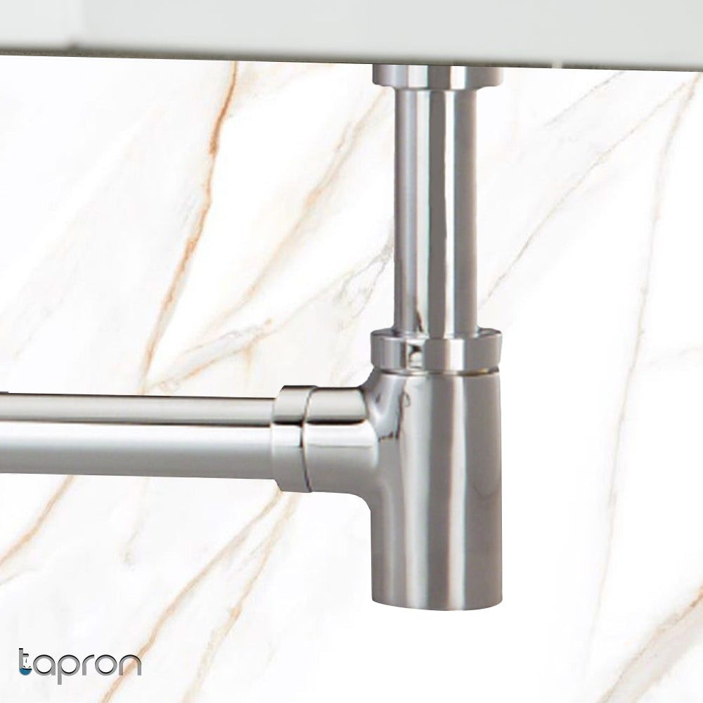 Bottle trap for basin - Chrome finish