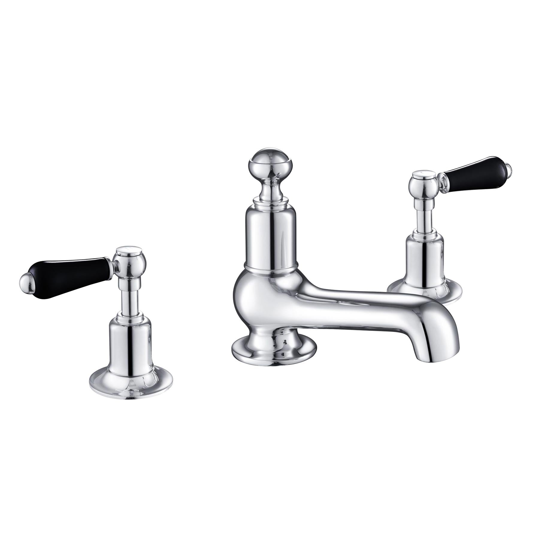 Chrome Traditional 3 Hole Sink Tap