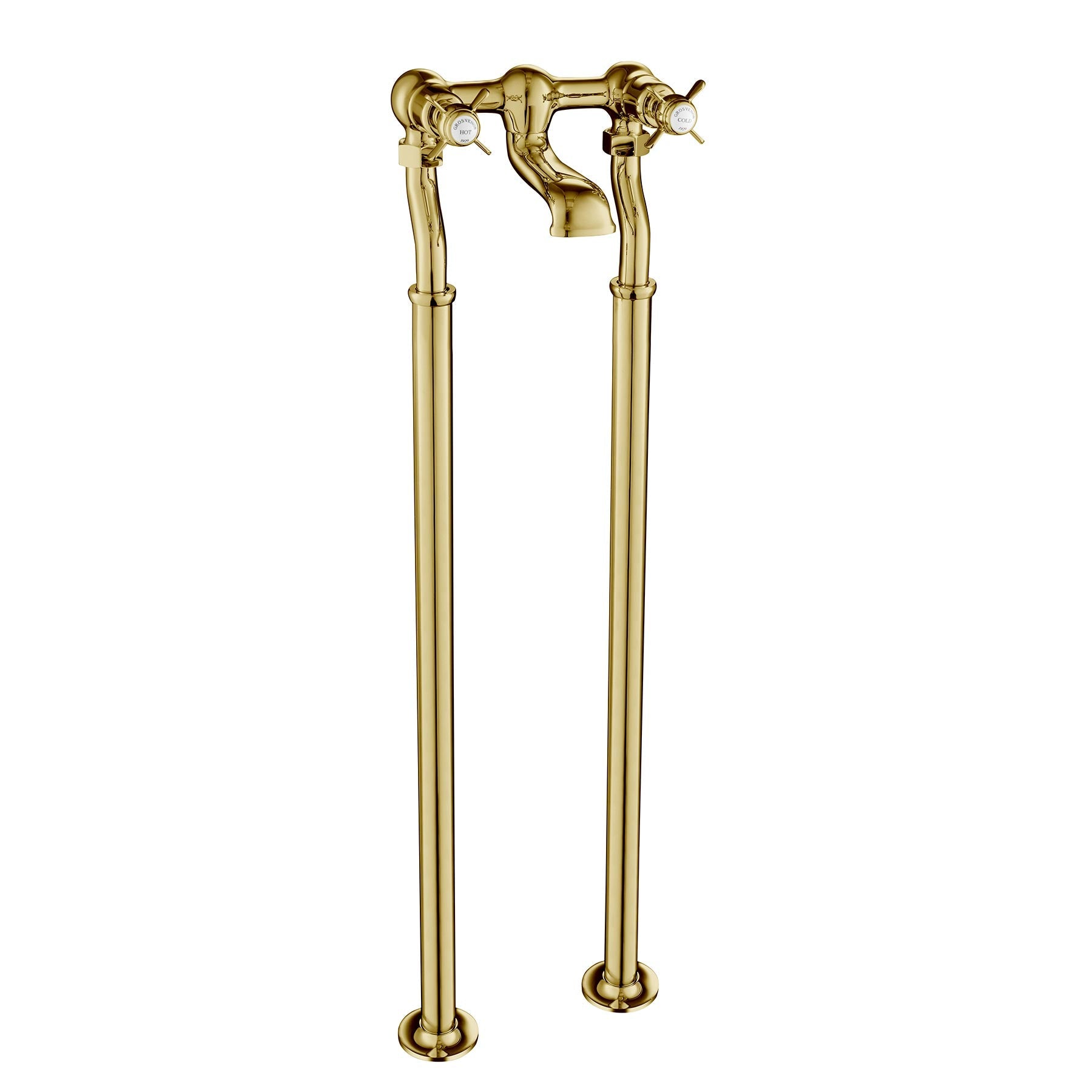 Chester Pinch Gold Free Standing Bath Filler, MP 0.5
