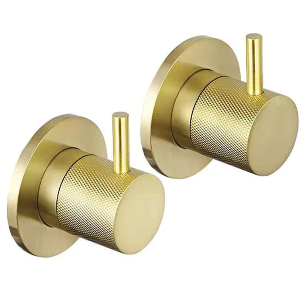 Stop Valve - Brushed Brass