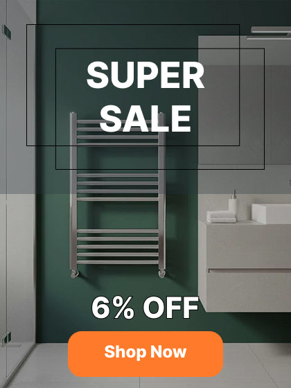 Chrome Towel Radiator Sale Banner