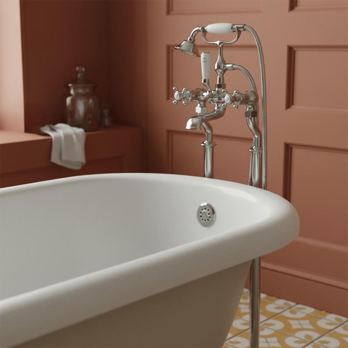 Freestanding Bath Shower Mixer Tap