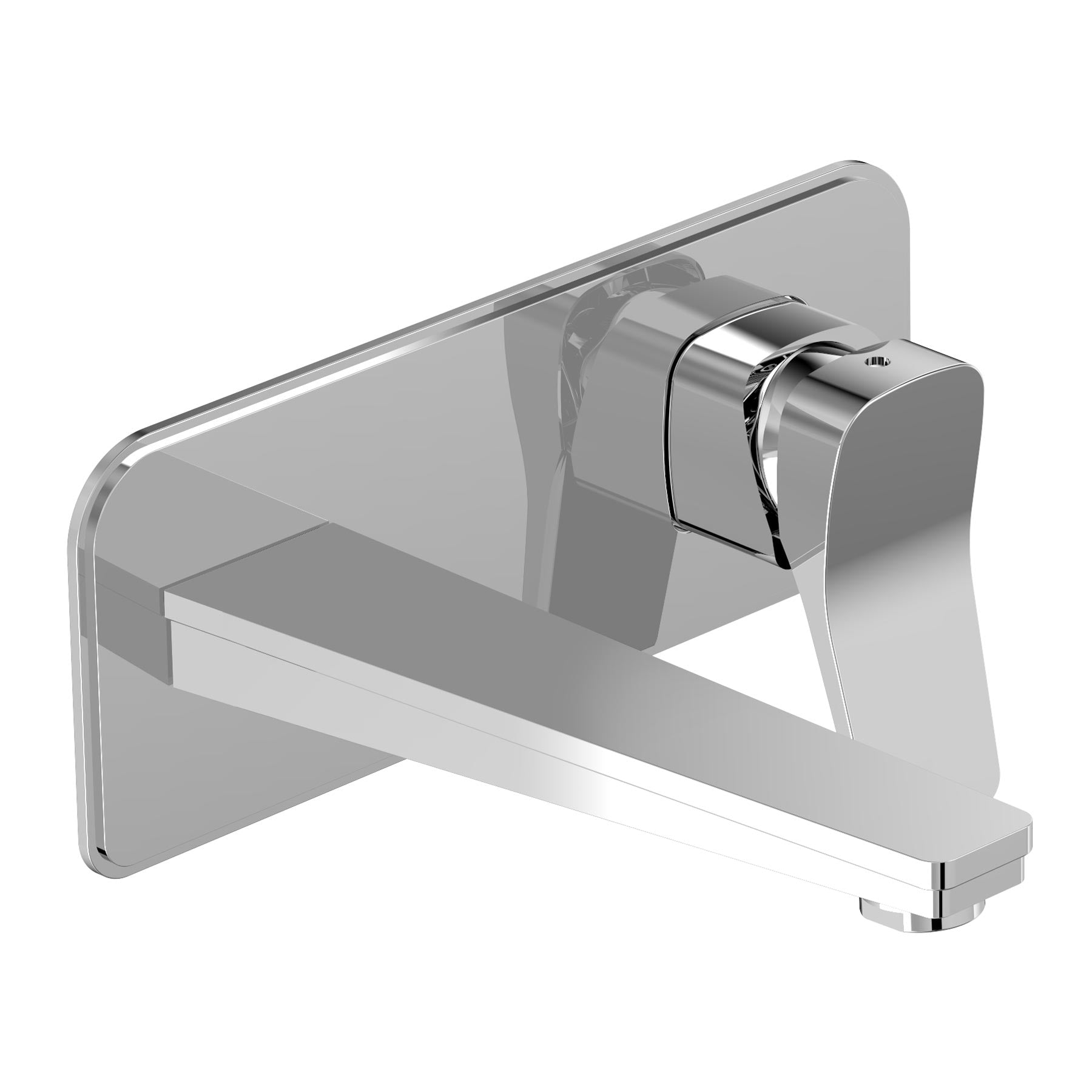 HIX Chorme 2 Hole Wall Mounted Basin Mixer tap