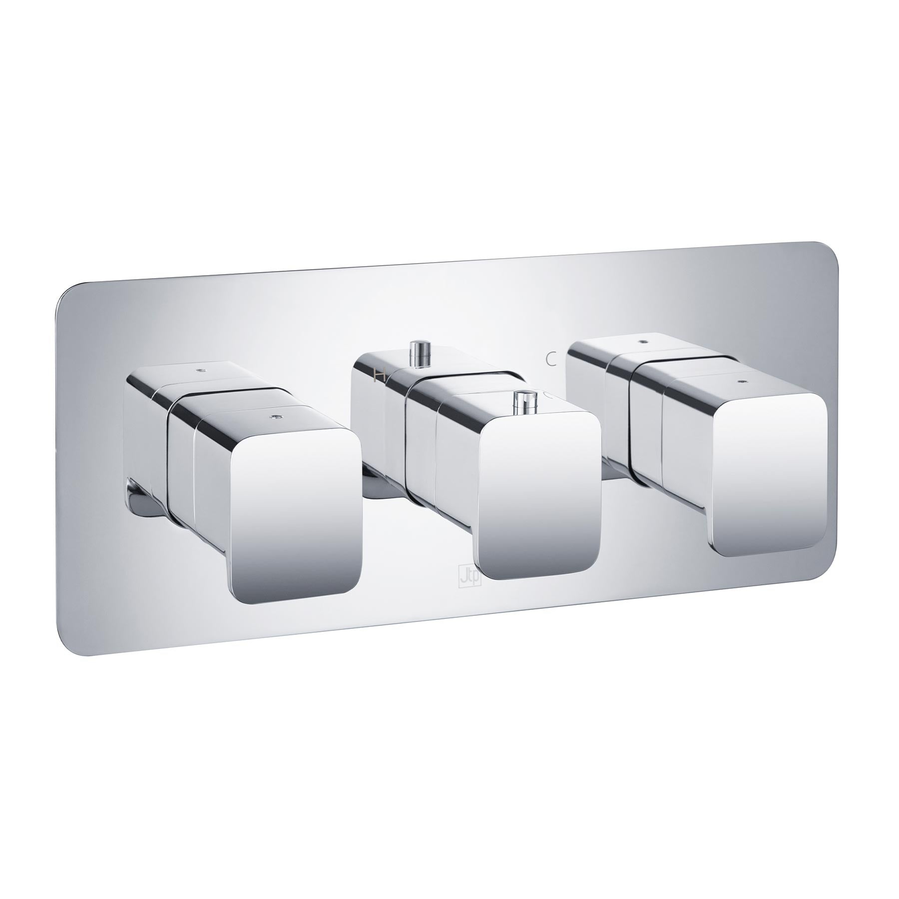 Thermostatic Concealed 2 Outlet Shower Valve - Horizontal MP 0.5