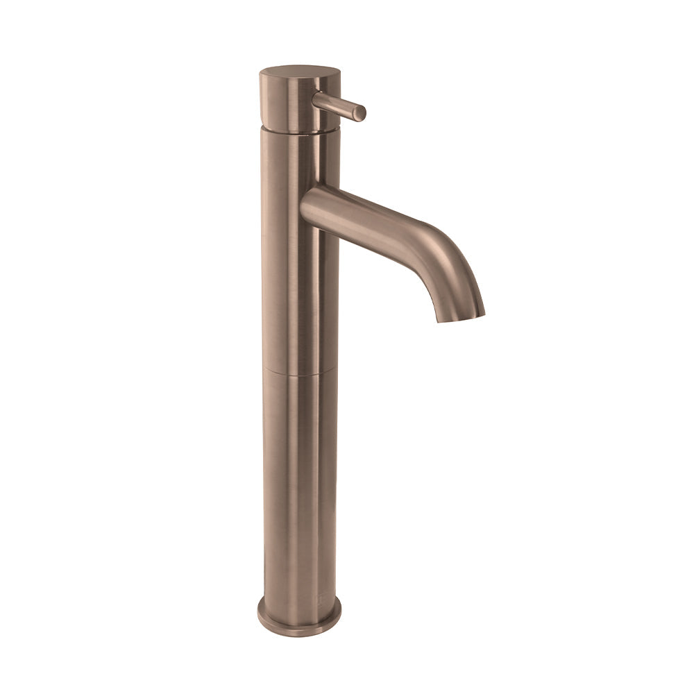 bronze tall basin mixer tap