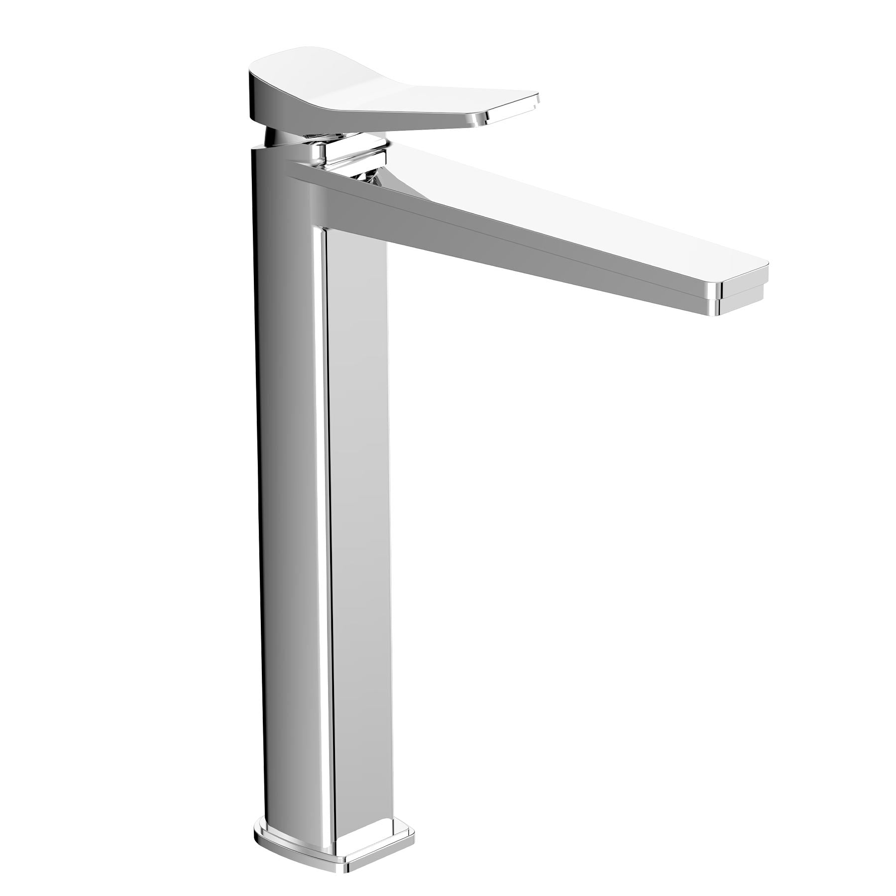 Luxury HIX single lever countertop basin tap with Chrome Finish