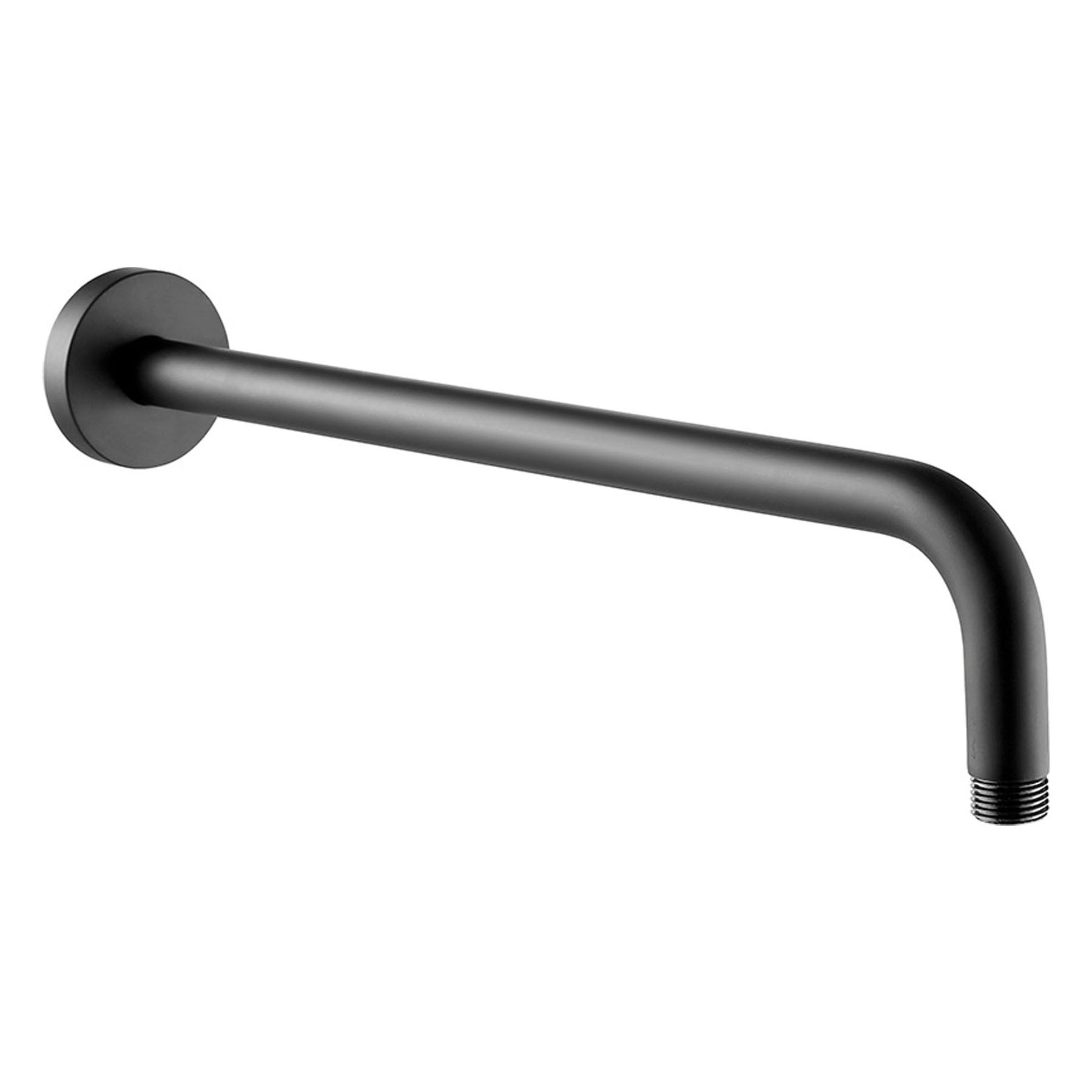 Wall Mounted Showers Arm 400mm - Matt Black