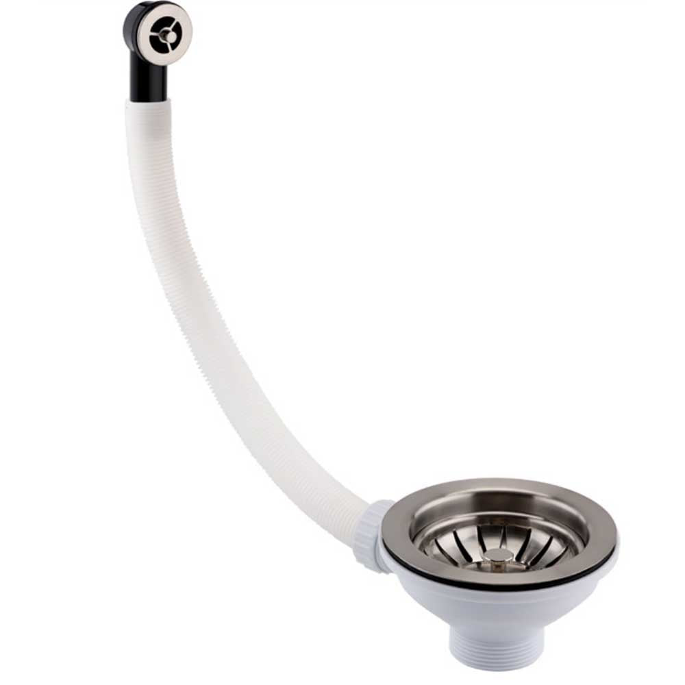 kitchen sink waste with overflow