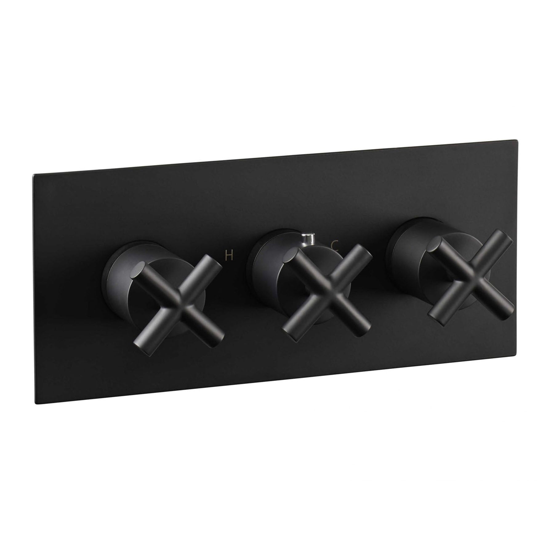 Black Thermostatic Shower Valves