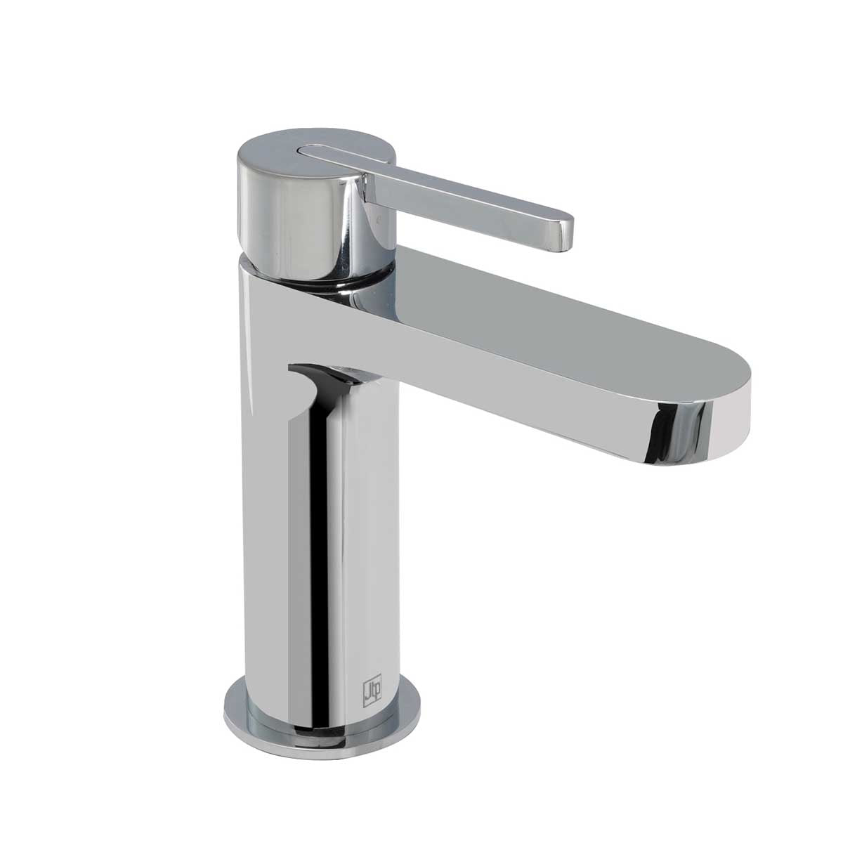 Square Deck Mounted Mono Basin Tap - Chrome