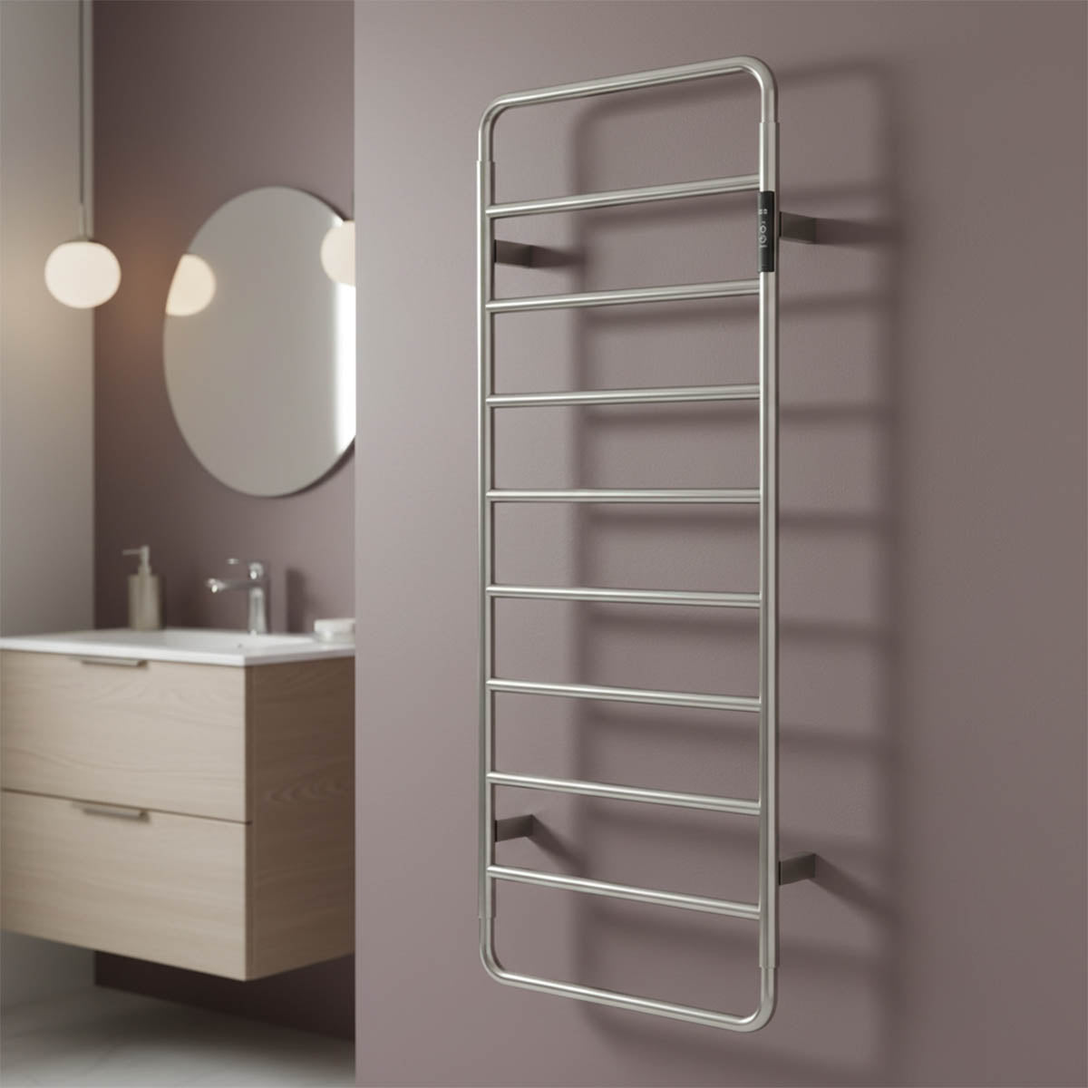 Stainless steel electric towel rail - Ireland