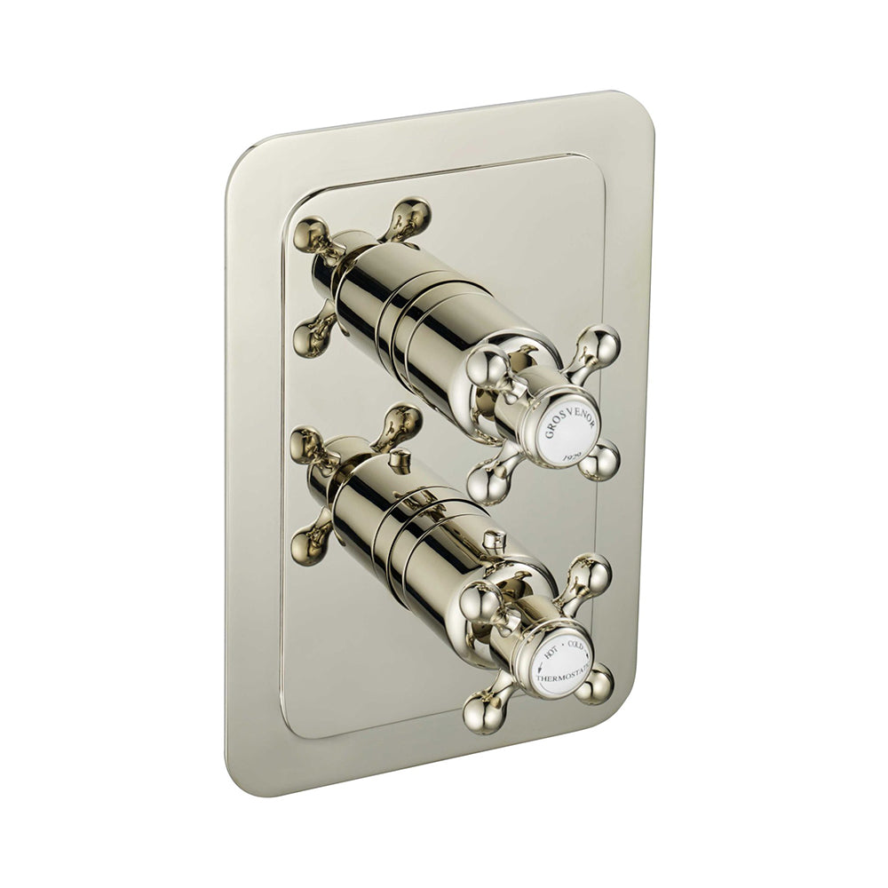 Crosshead Single Outlet Concealed Thermostatic Vertical Shower Valve