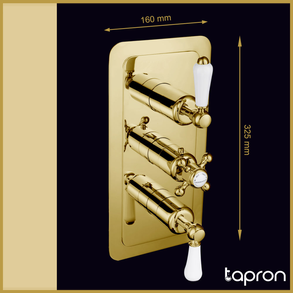 Gold 3 outlet valve - Dimension