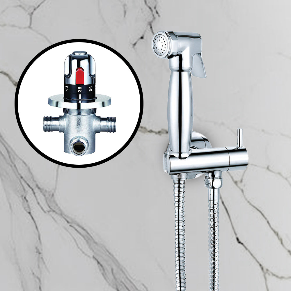 Toilet Douche Spray with Thermostatic Mixing Valve