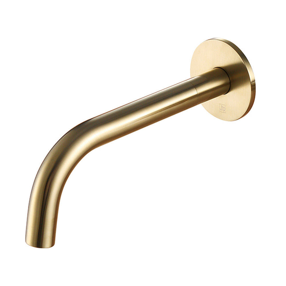 VOS Gold Wall Mounted Basin Spout- 200mm