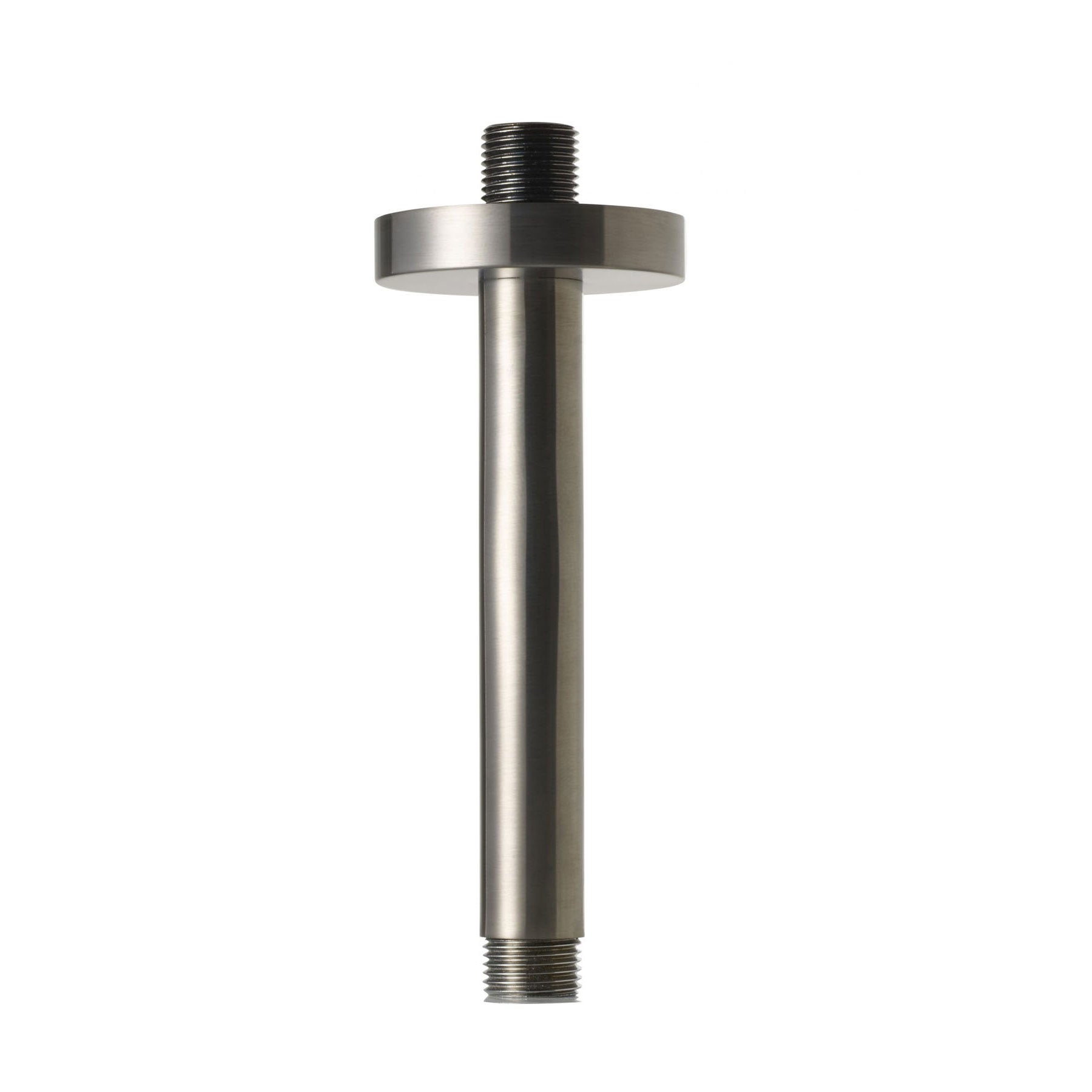 VOS Ceiling Mounted Shower Arm, 150mm - Brushed Black