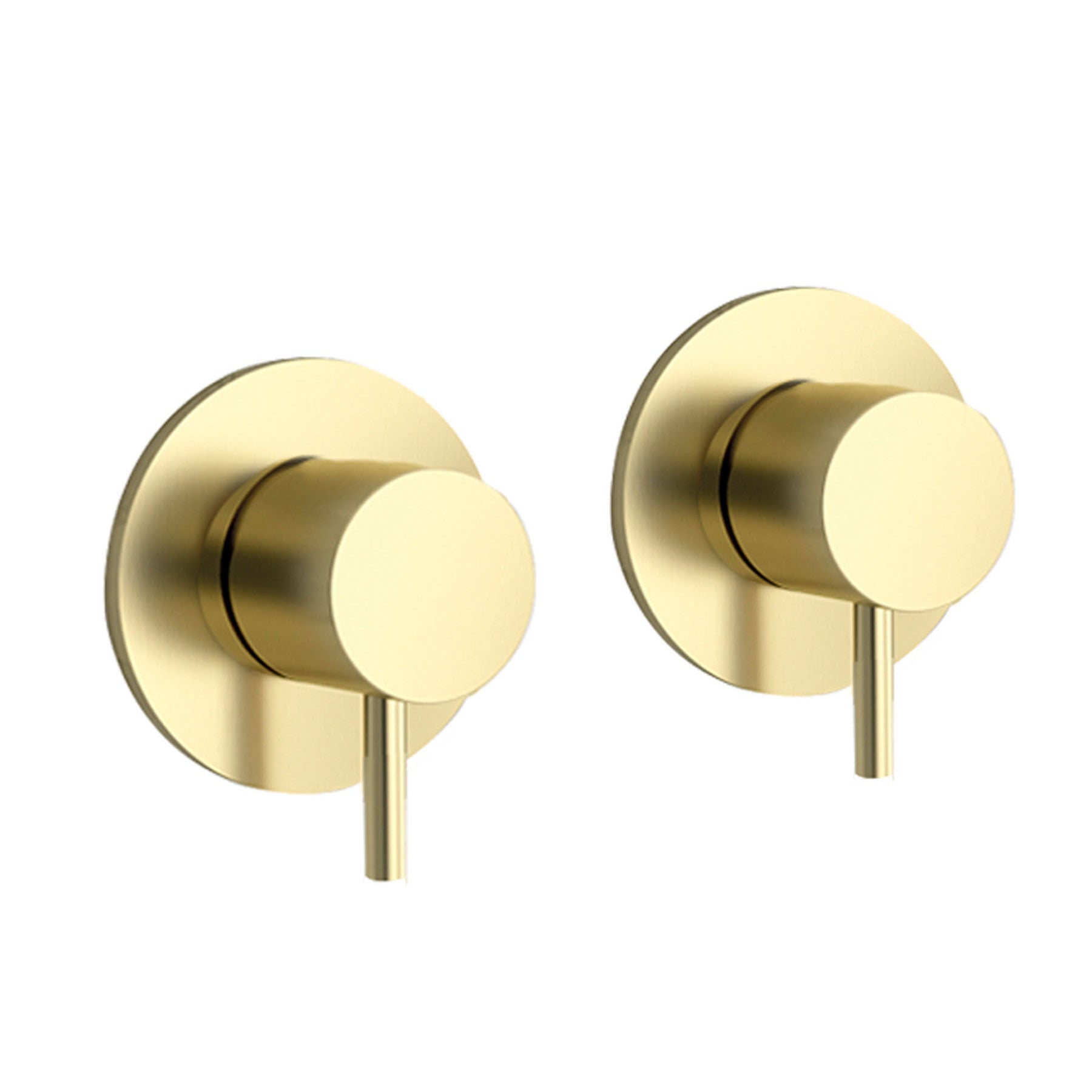 Modern Brushed Gold Shower Valve Brass Finish