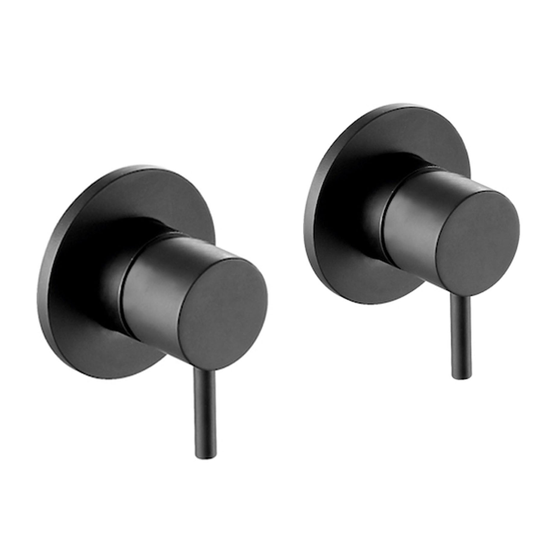 VOS Wall Valves Matt Black-Tapron
