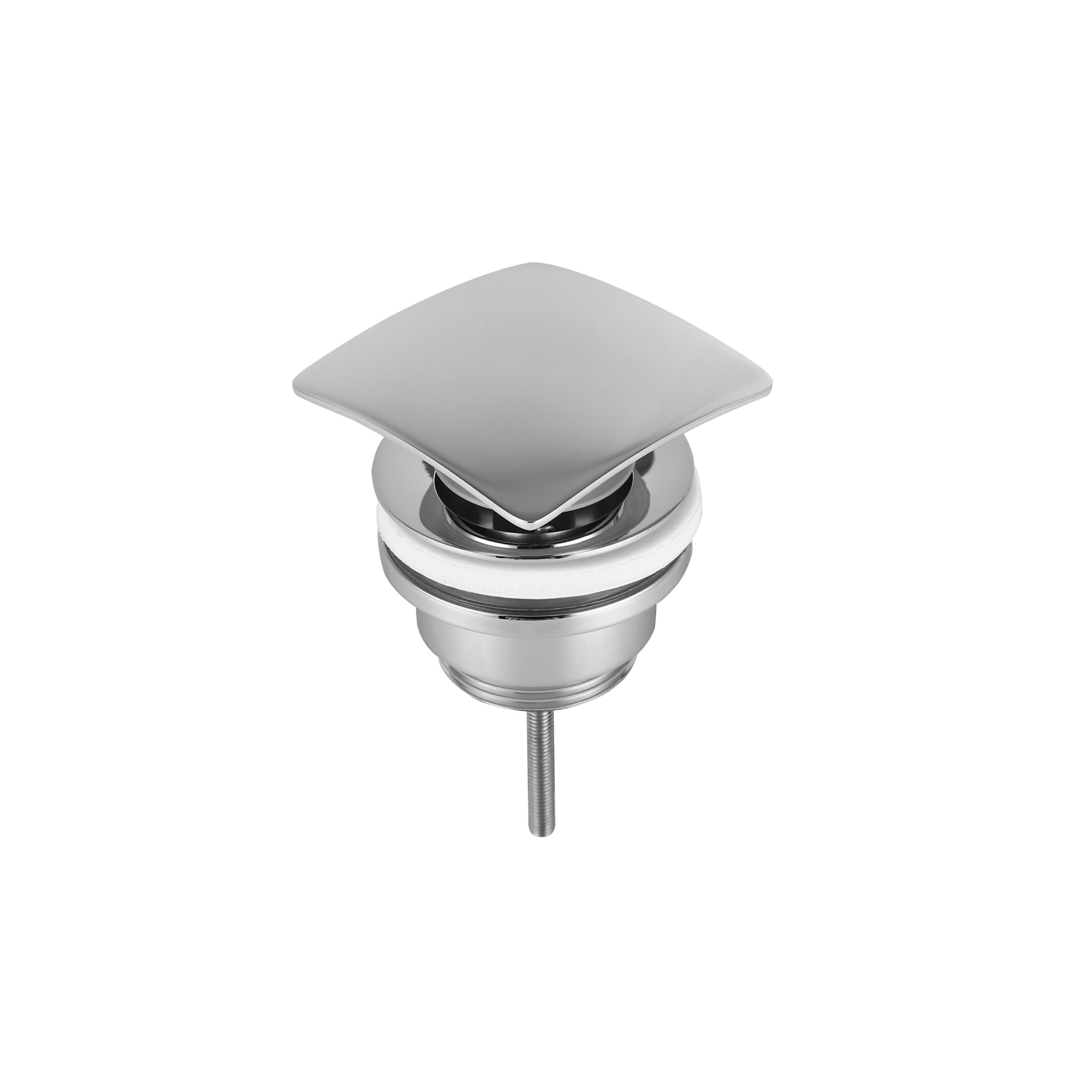 Chrome universal slotted and unslotted basin waste