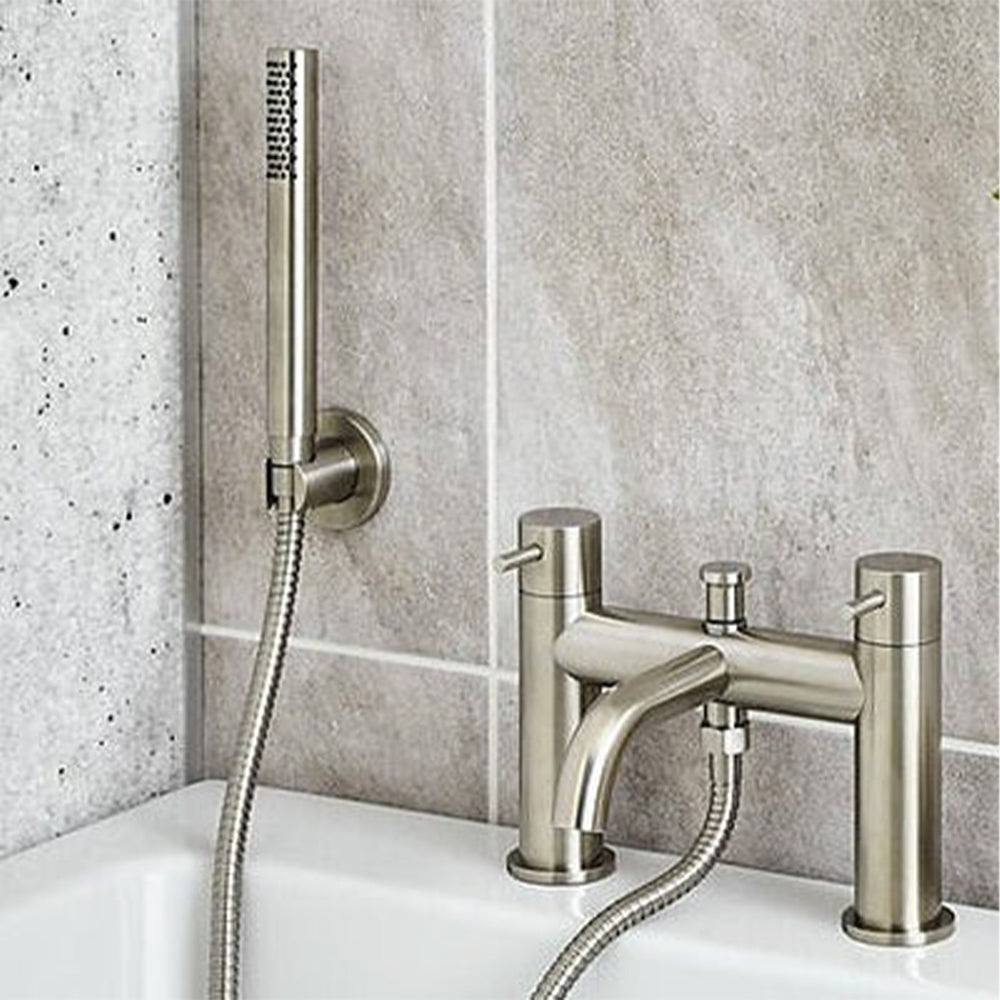 Stainless steel wall-mounted shower kit