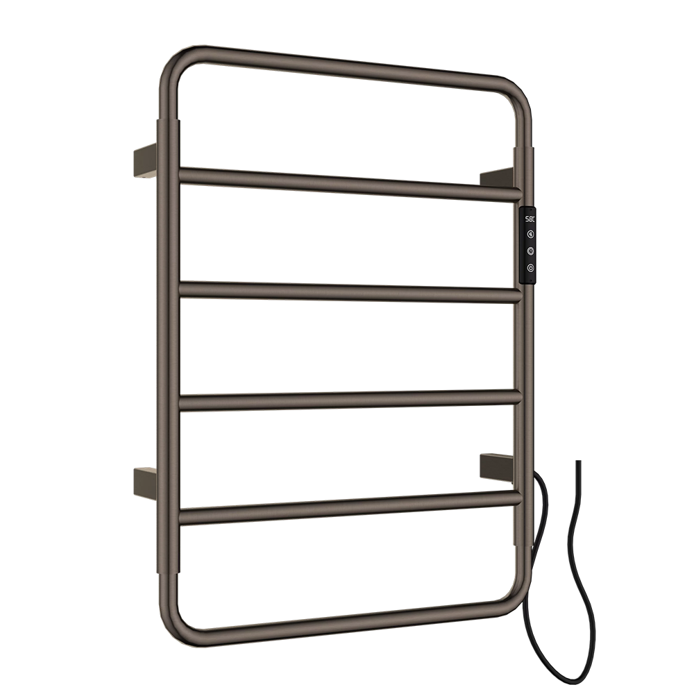 Electric towel rail with thermostat