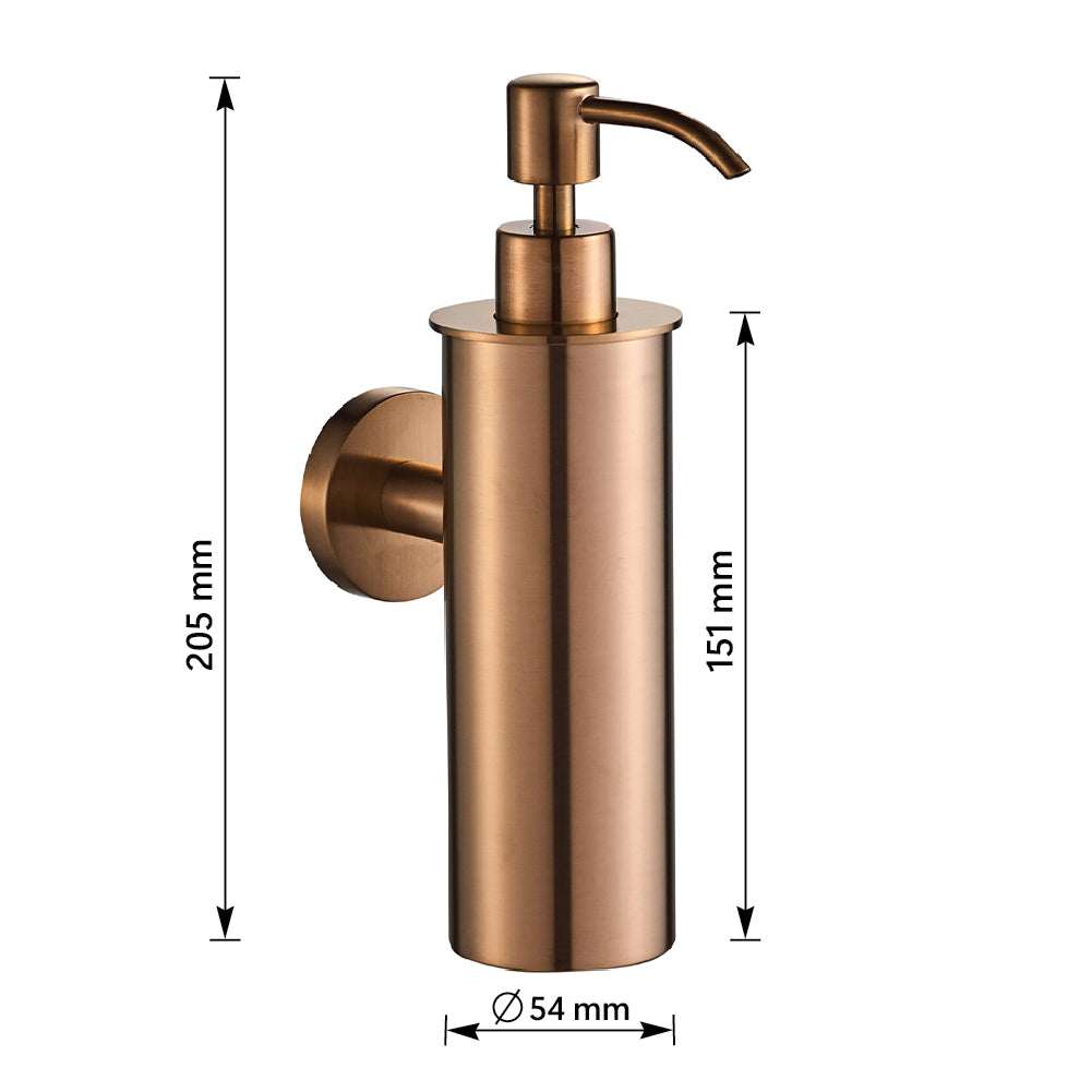 Brushed Bronze Soap Dispenser