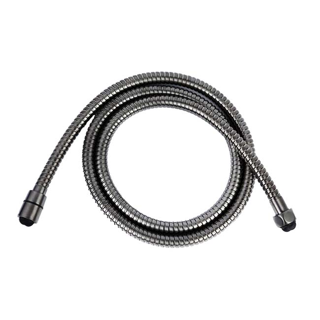 1.50 m brushed black shower hose
