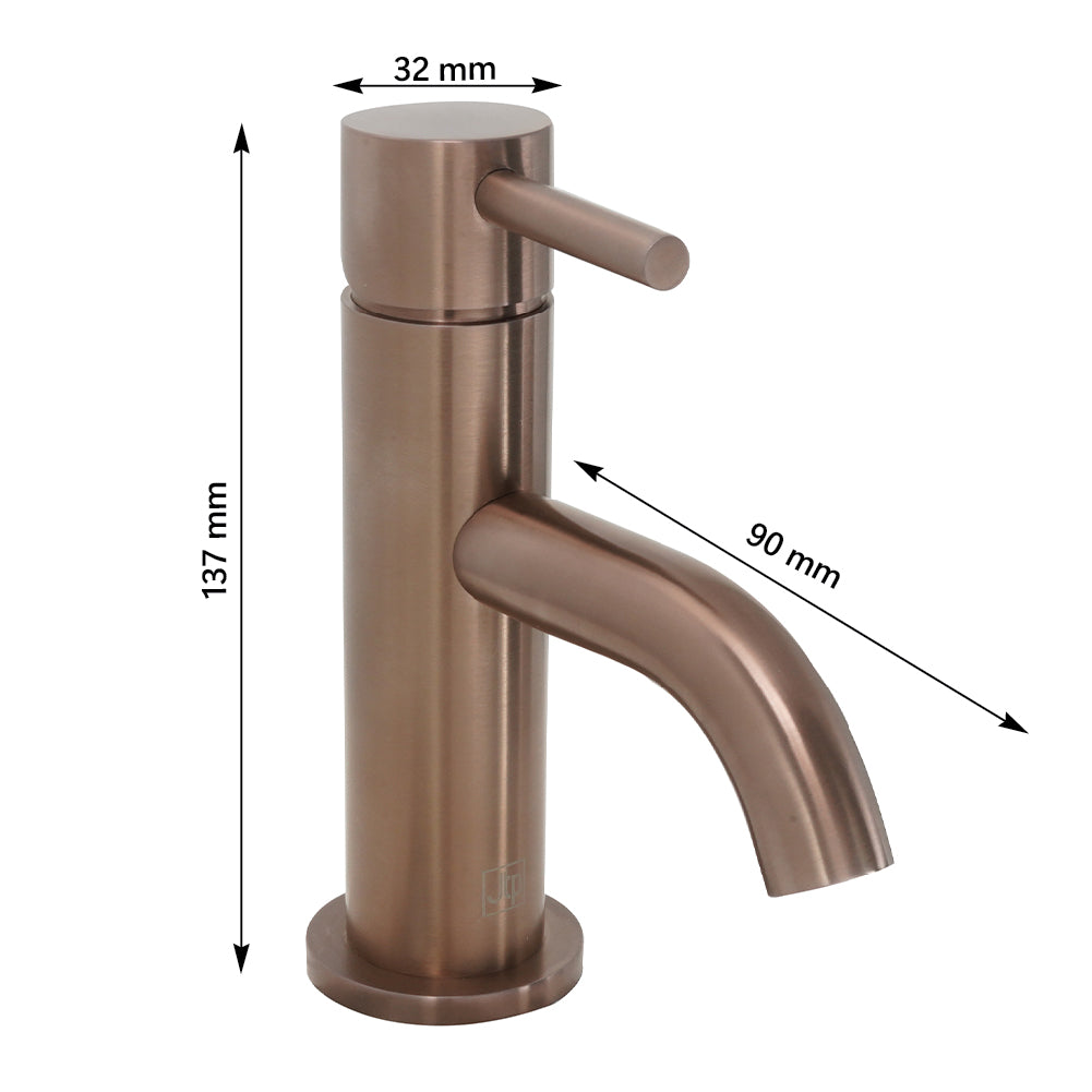 Single lever basin mixer tap
