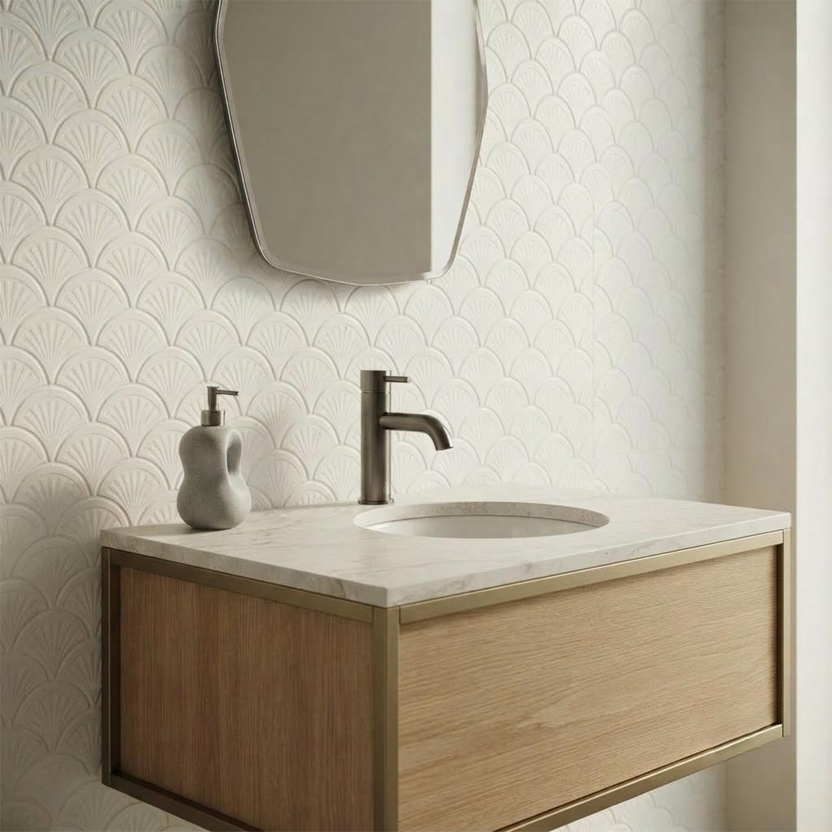 deck mounted basin tap black with bottle trap - Ireland