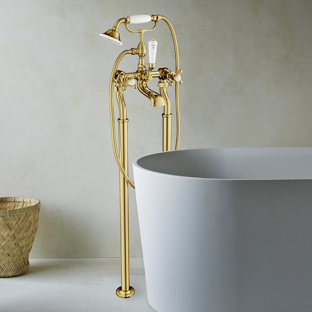 Floor standing bath shower mixer kit