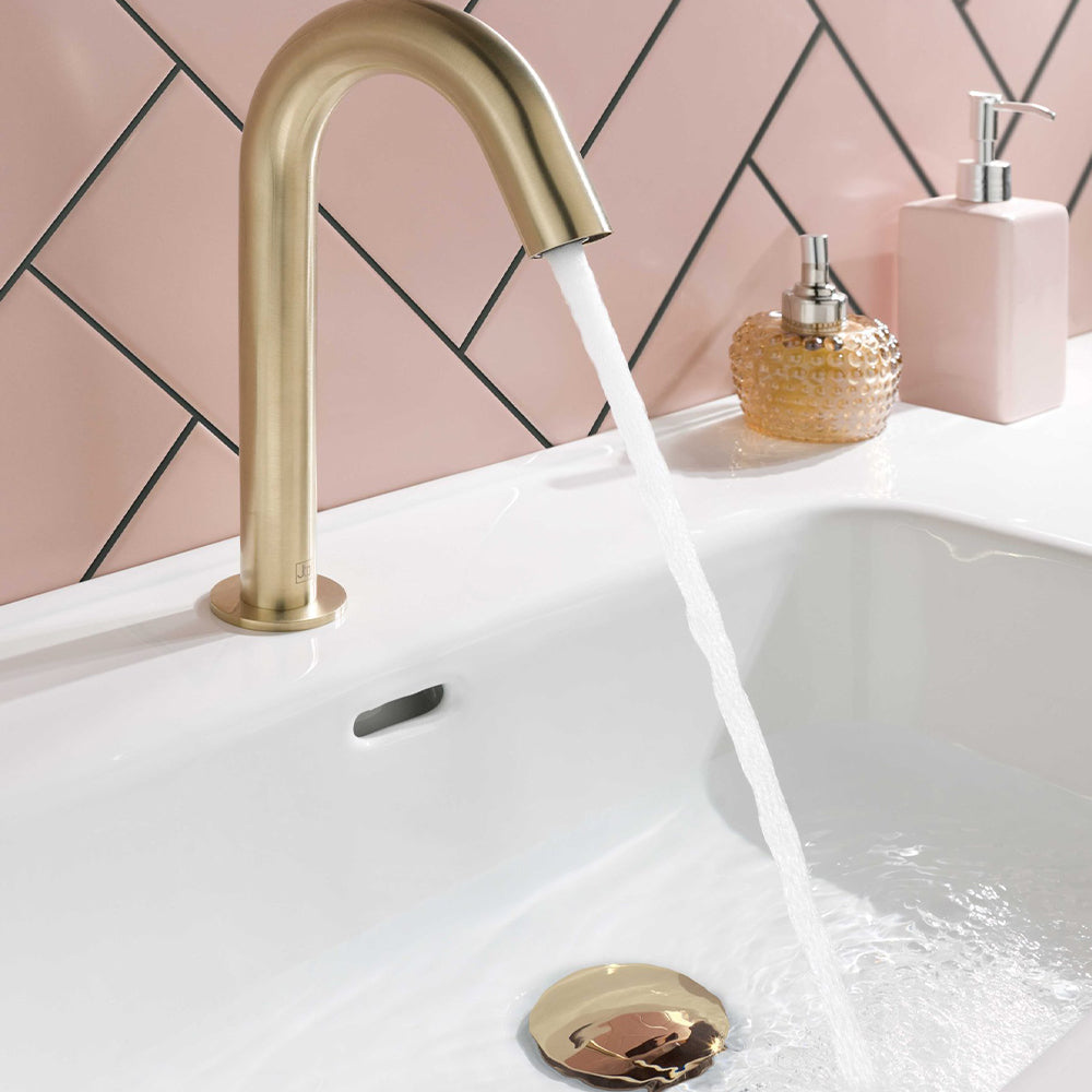 Gold sensor basin tap