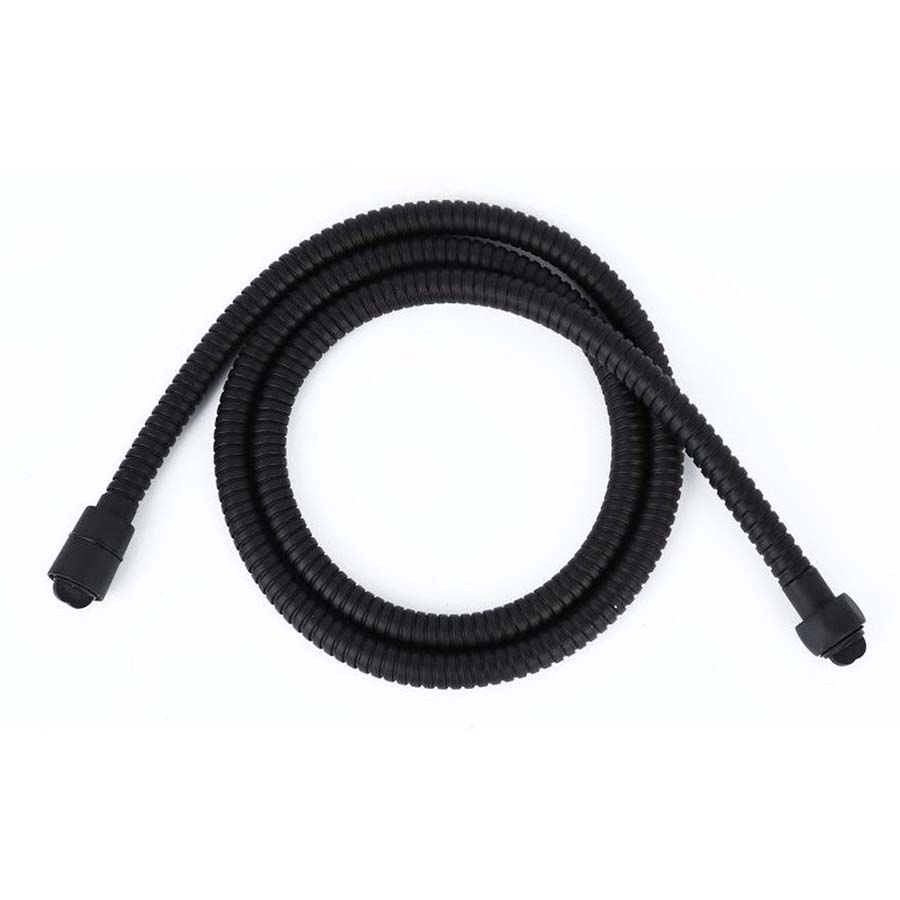 Matt black shower hose 1.5 m