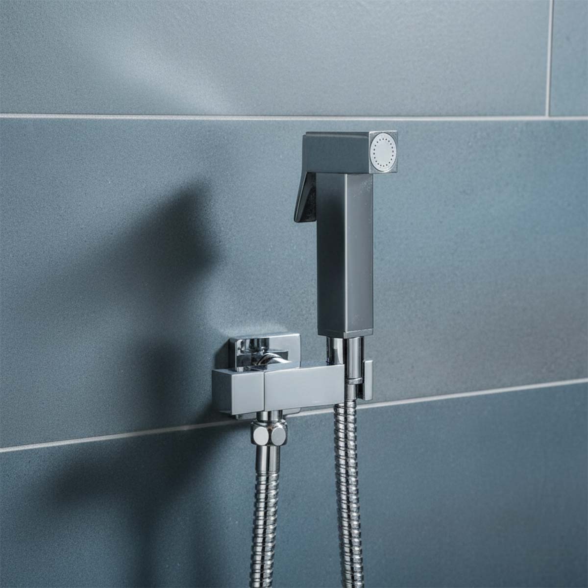 square chrome shower douche kit - Ireland
