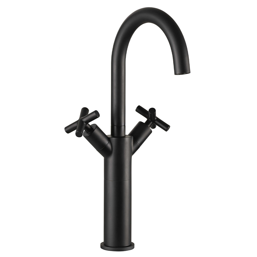 Luxurious Mono Deck Mounted Black Sink Tap