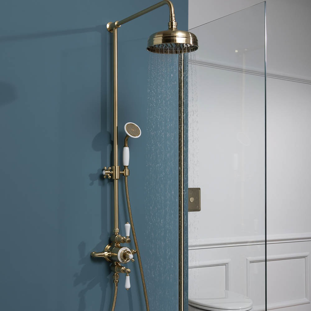 Traditional Exposed Thermostatic Shower Kit