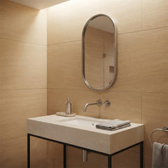 2-hole steel basin mixer tap wall mounted - Ireland 