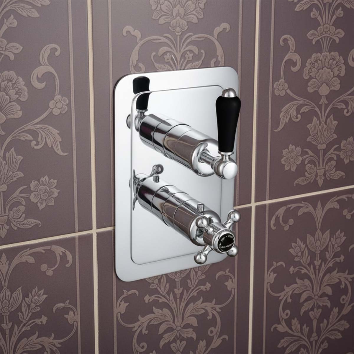 2 Outlet Concealed Thermostatic Shower Mixer Valve