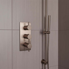 3 way concealed thermostatic shower mixer valve 