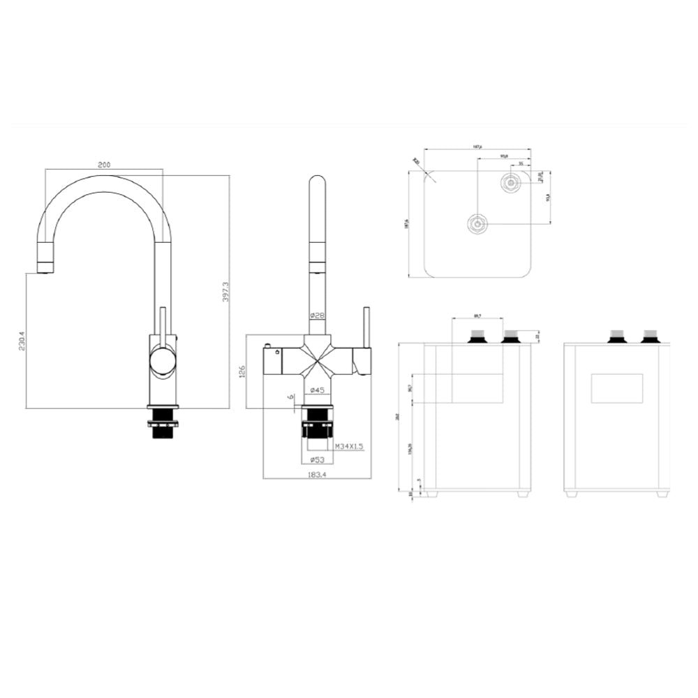 3-in-1_stainless steel_boiling_water_tap