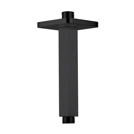Ceiling Shower Arm 150mm - Matt Black 1200
