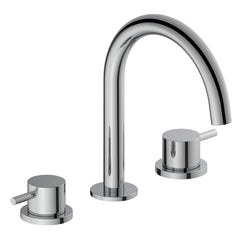 3 Hole Deck Mounted Basin Mixer - Chrome