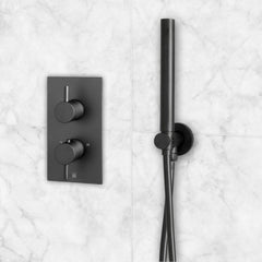 Black slim handshower set