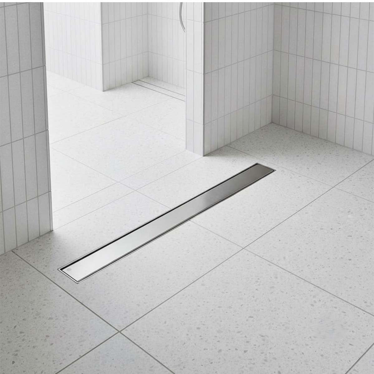 600mm stainless steel linear shower drain kit