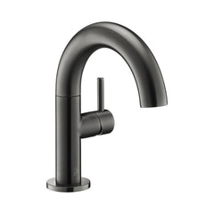 Basin Mixer with Side Lever and Swivel Spout - Brushed Black