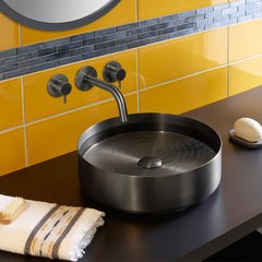 black monobloc kitchen tap